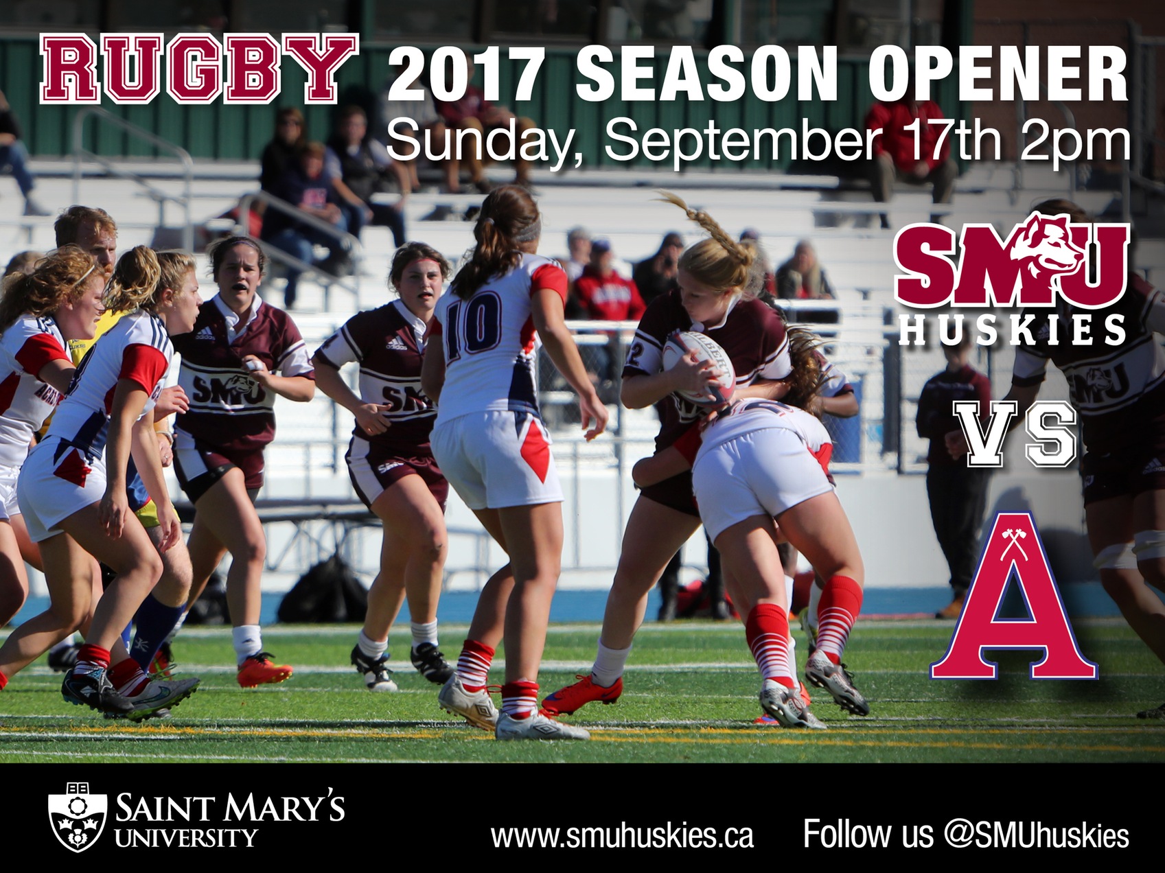 Rugby Home Opener - Sunday, September 17, 2 p.m. vs Acadia