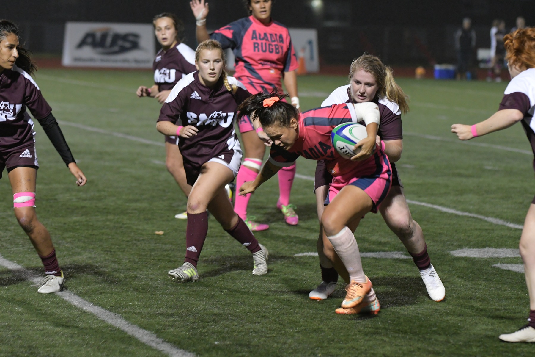 Huskies fall to Axewomen in rugby