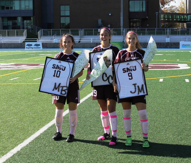 Saint Mary’s honor graduating seniors in final home game