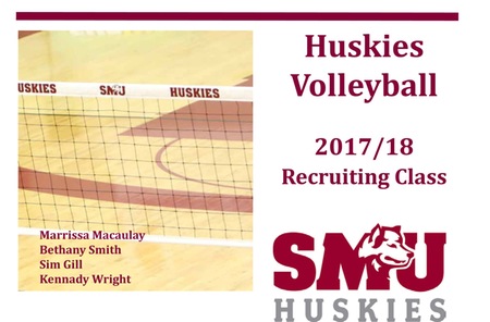 Huskies Volleyball add four to 2017/18 Lineup