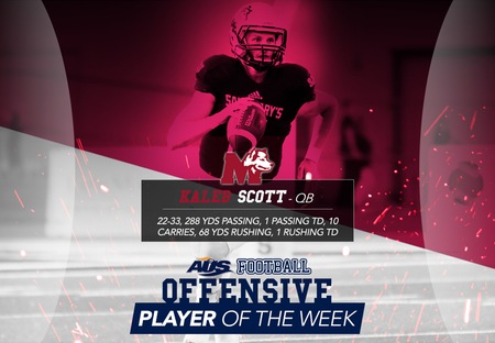Archelaus Jack, named AUS Offensive Player of the Week