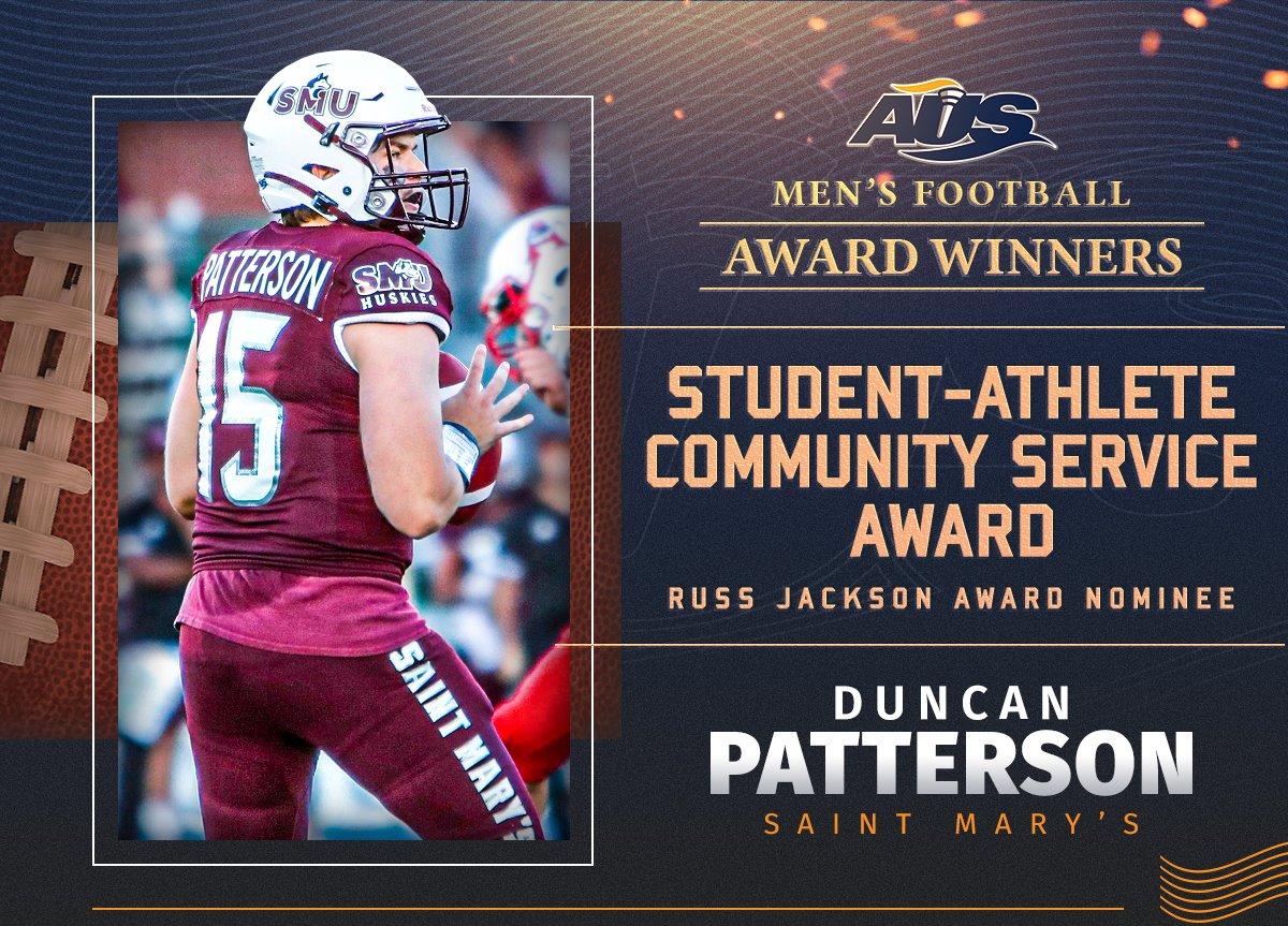 Patterson wins AUS Student-Athlete Community Service Award; Kourtis, Stewart, States-McClean named AUS All-Stars