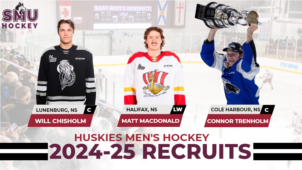 Huskies Men's Hockey announces three recruits to 2024-25 class