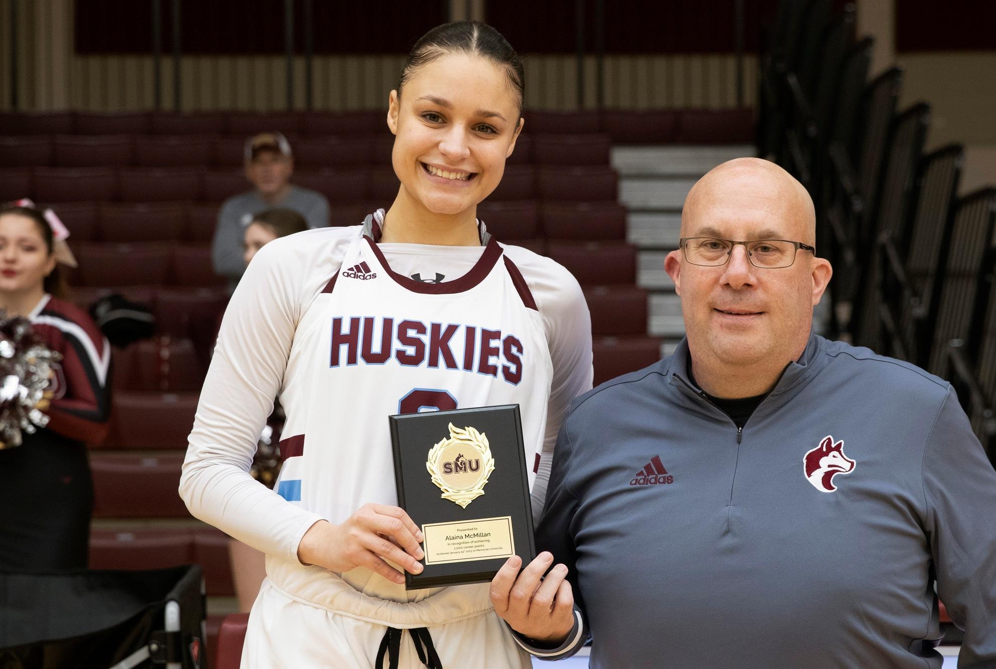 McMillan shoots her way into Huskies, AUS record books