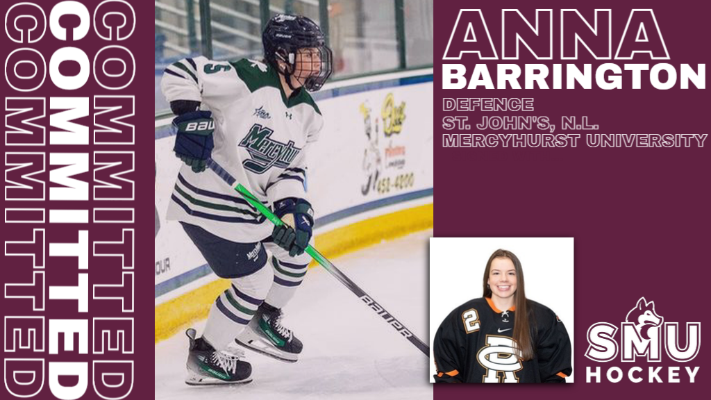 Huskies women’s hockey announce commitment of defender Anna Barrington