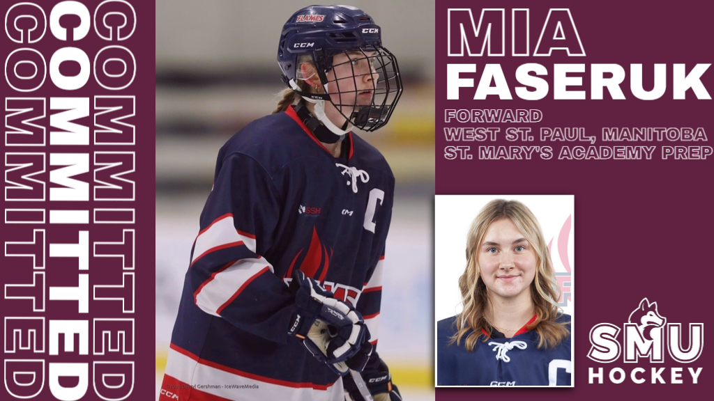 Huskies women’s hockey announce commitment of forward Mia Faseruk