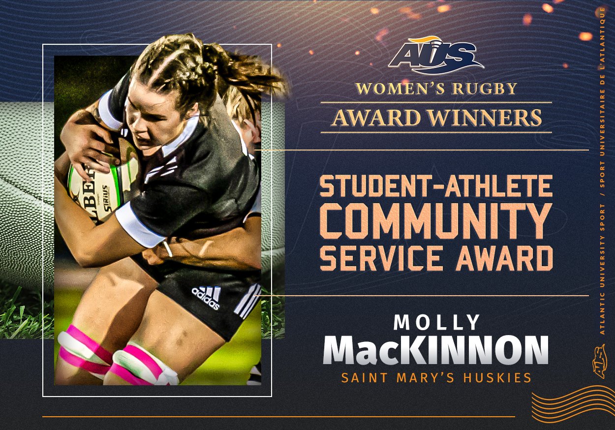 Molly MacKinnon honoured with AUS Student Athlete-Community Service Award; Avery, Fairbrother named AUS All-Stars