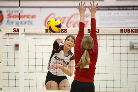 Huskies down Seahawks 3-1 in volleyball action