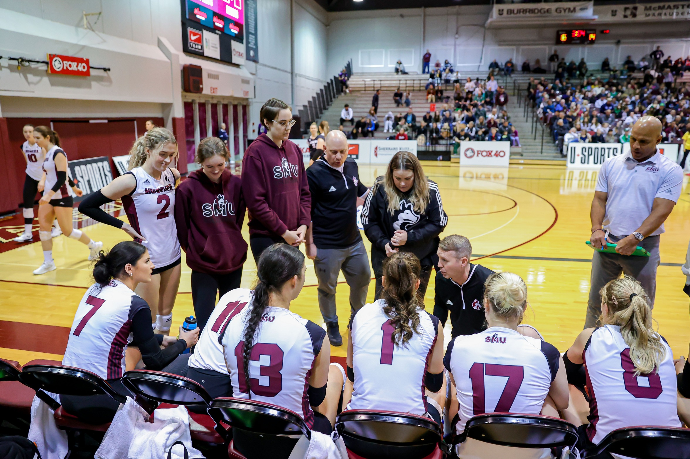 Marauders defeat Huskies in four sets in U SPORTS Consolation Final