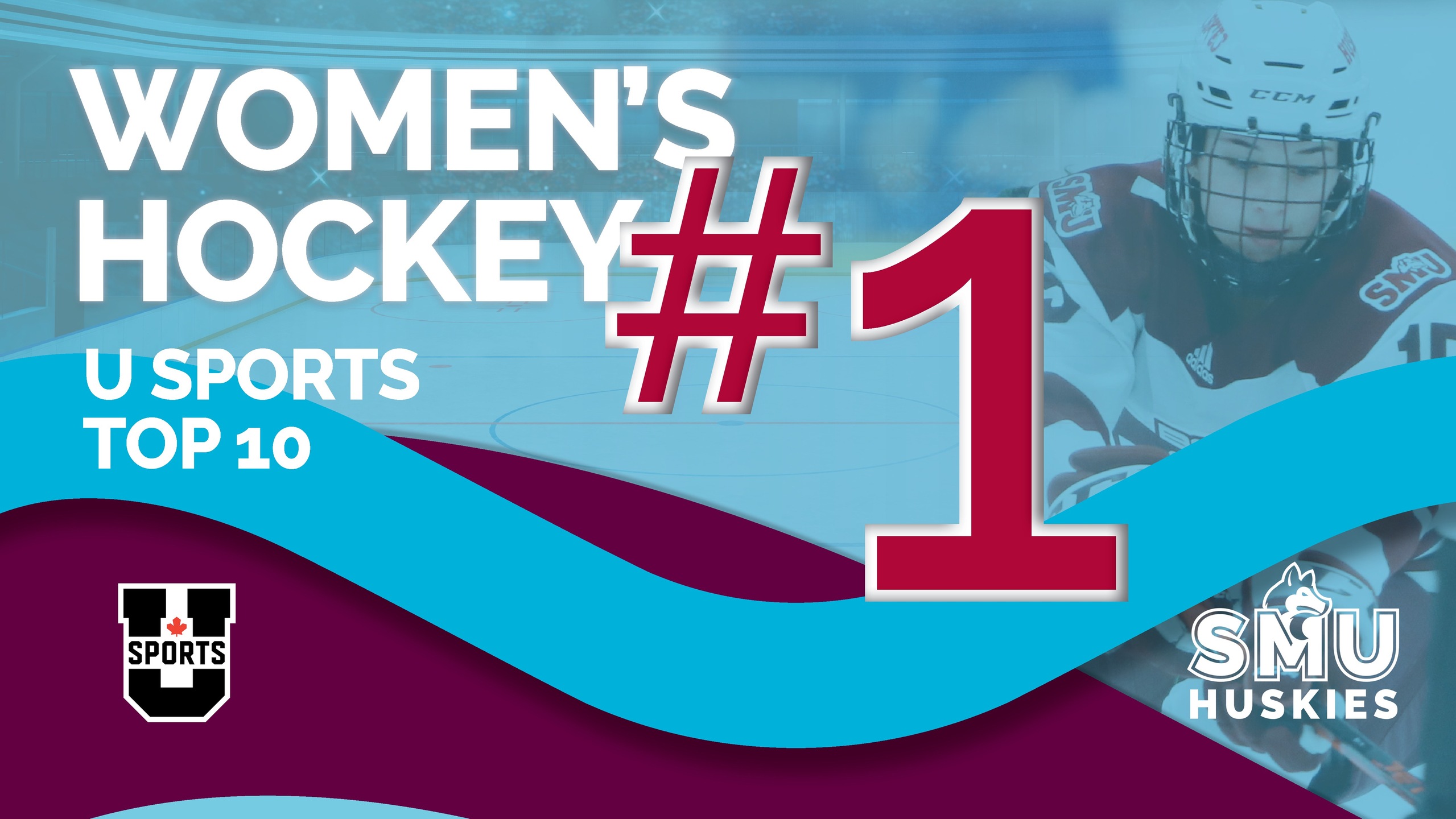 Saint Mary's Huskies women's hockey is ranked #1 in the Nov. 23 U SPORTS Top 10.