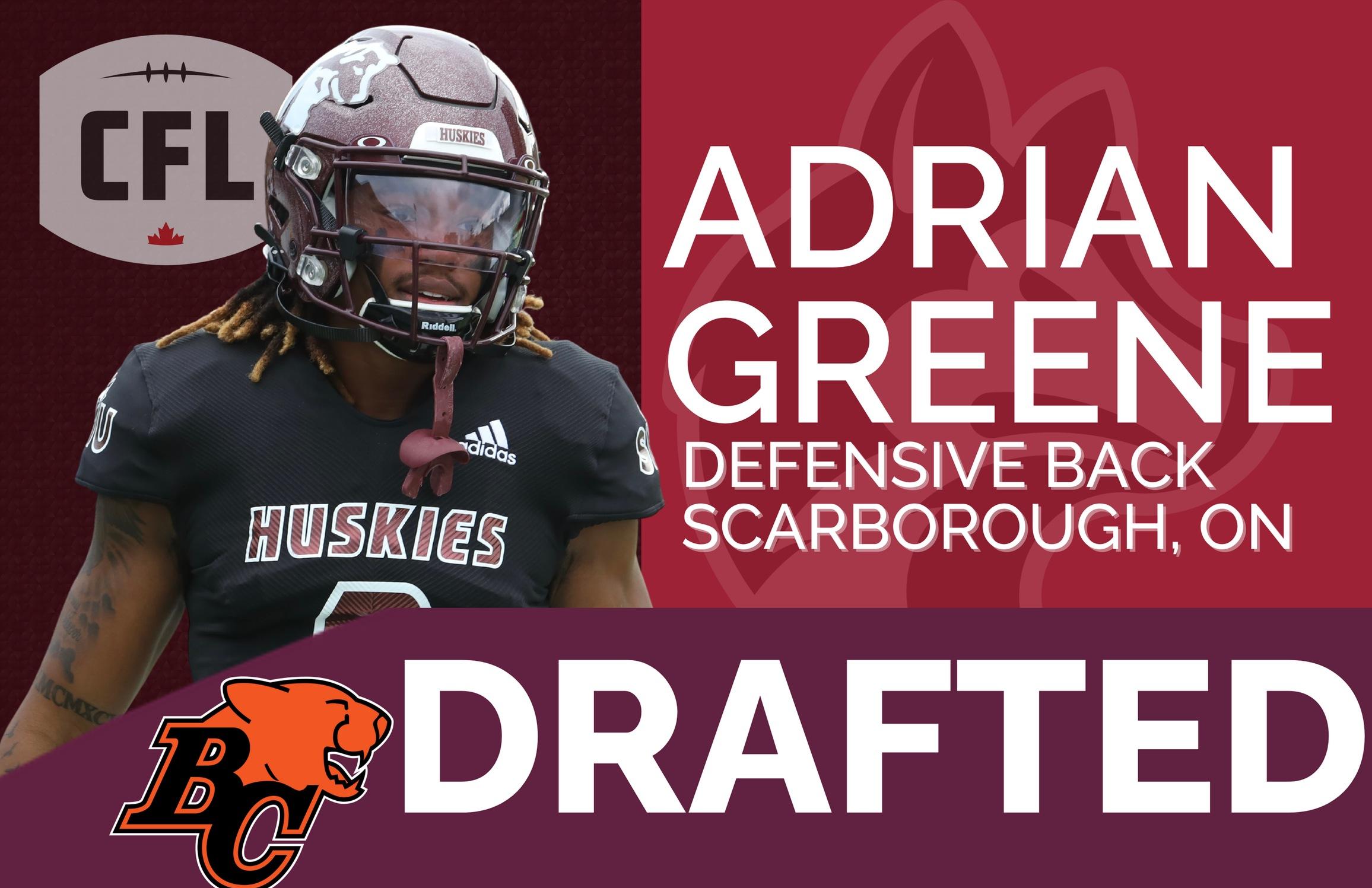 Adrian Greene selected in 2022 CFL Draft